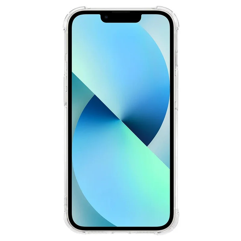 KALEBOL KLB-TPU002 Pour étui iPhone 13 Étui TPU de 1,5 mm Coins airbag Housse de téléphone transparente