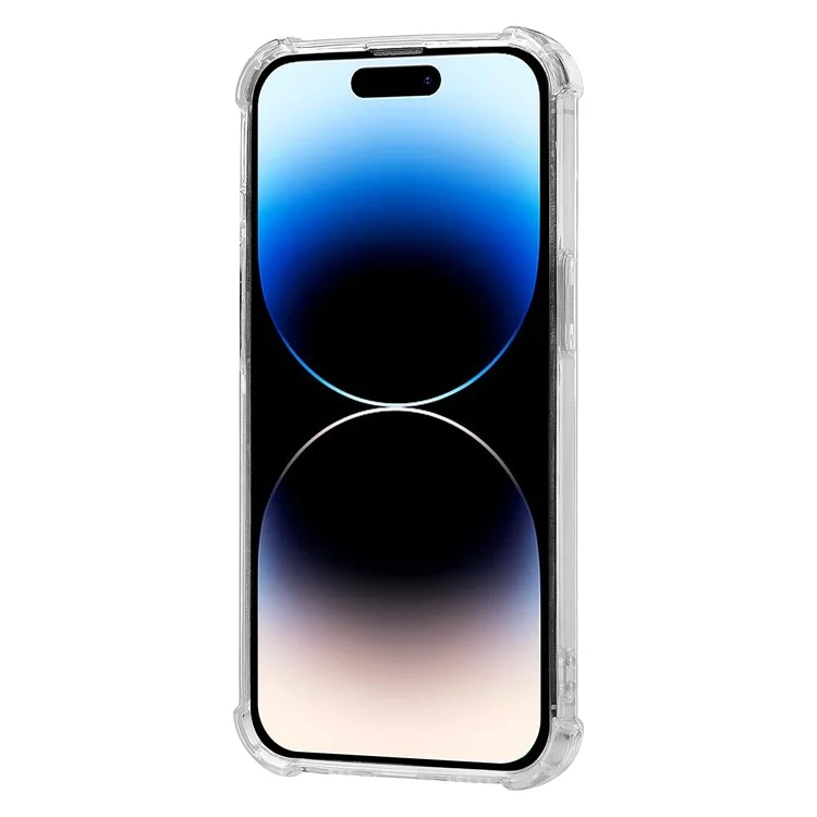 Kalelbol KLB001 Para Iphone 14 Pro Case 1.5 mm TPU Cubierta de Teléfono Anti-drop Transparente