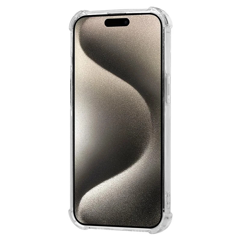 KALEBOL For iPhone 16 Pro Case 1.5mm TPU Transparent Anti-Drop Phone Cover