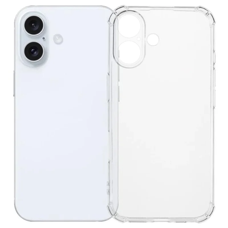 KALEBOL For iPhone 16 Case 1.5mm TPU Transparent Anti-Drop Phone Cover