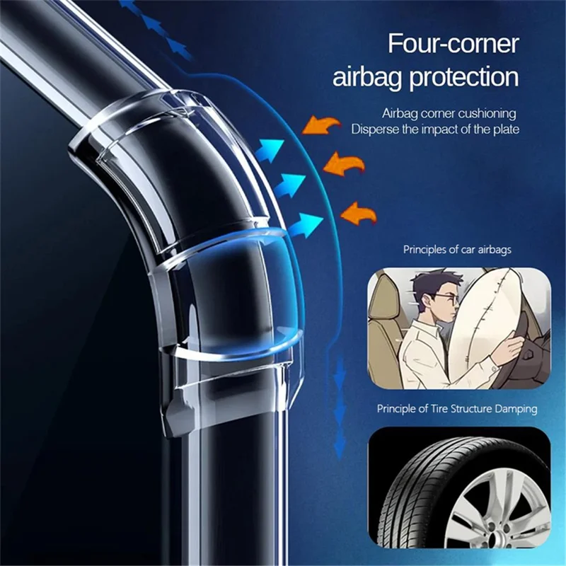 KALEBOL For iPhone 16 Case 1.5mm TPU Transparent Anti-Drop Phone Cover