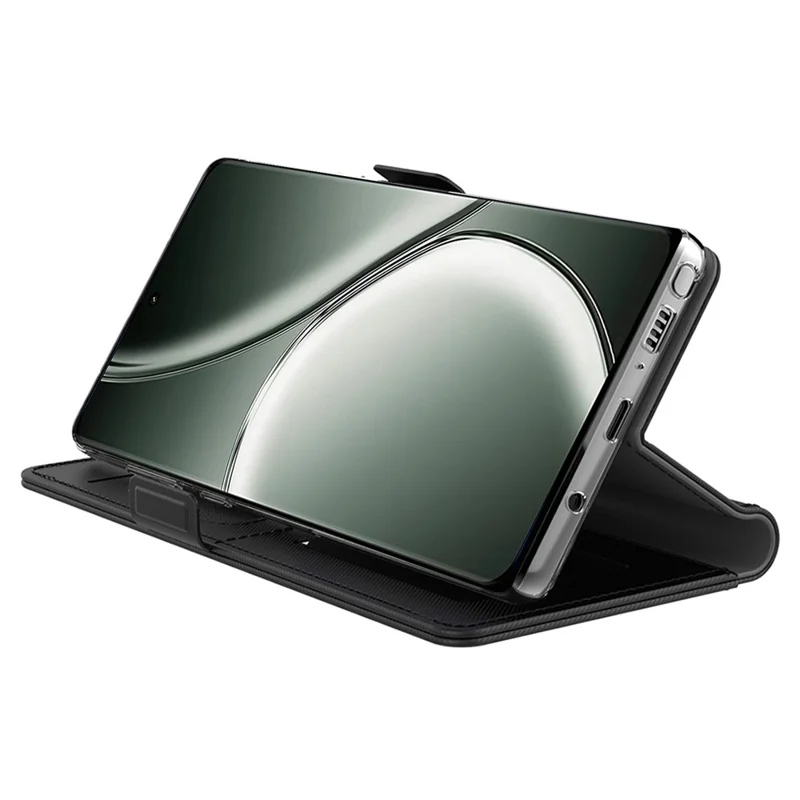Per Realme V60 5G Case Stand PU Leather Phone Cover Card Holder Mirror - Nero