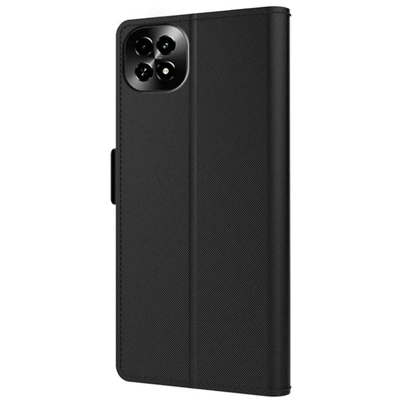 Per Realme V60 5G Case Stand PU Leather Phone Cover Card Holder Mirror - Nero