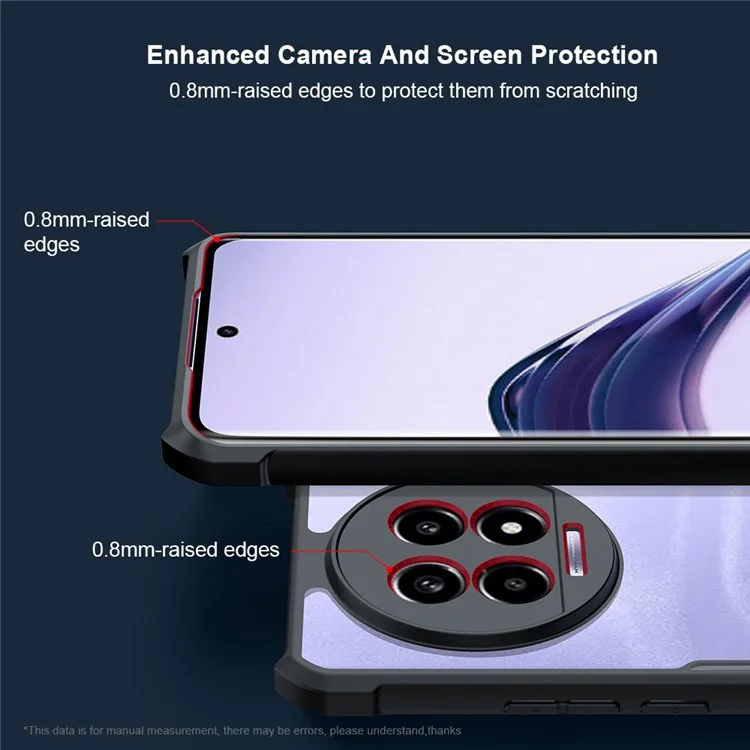 XUNDD For Realme 13 Pro 5G (Global) / 13 Pro+ 5G (Global) Case Dropproof TPU + Acrylic Clear Back Phone Cover