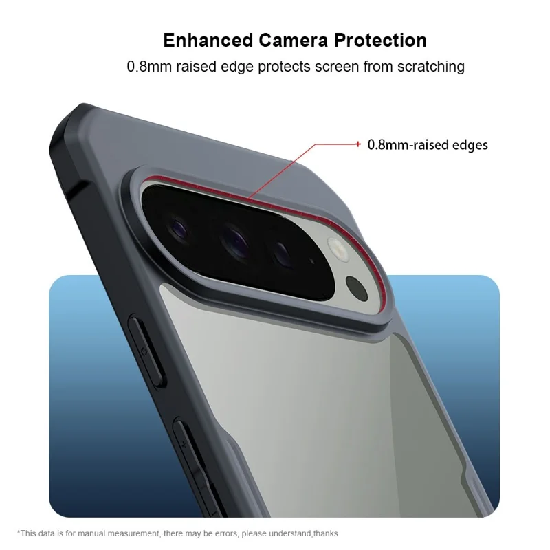 XUNDD Für Google Pixel 9 / Pixel 9 Pro Hülle Stoßfest TPU + Acryl-Klare Rückseite Handyhülle