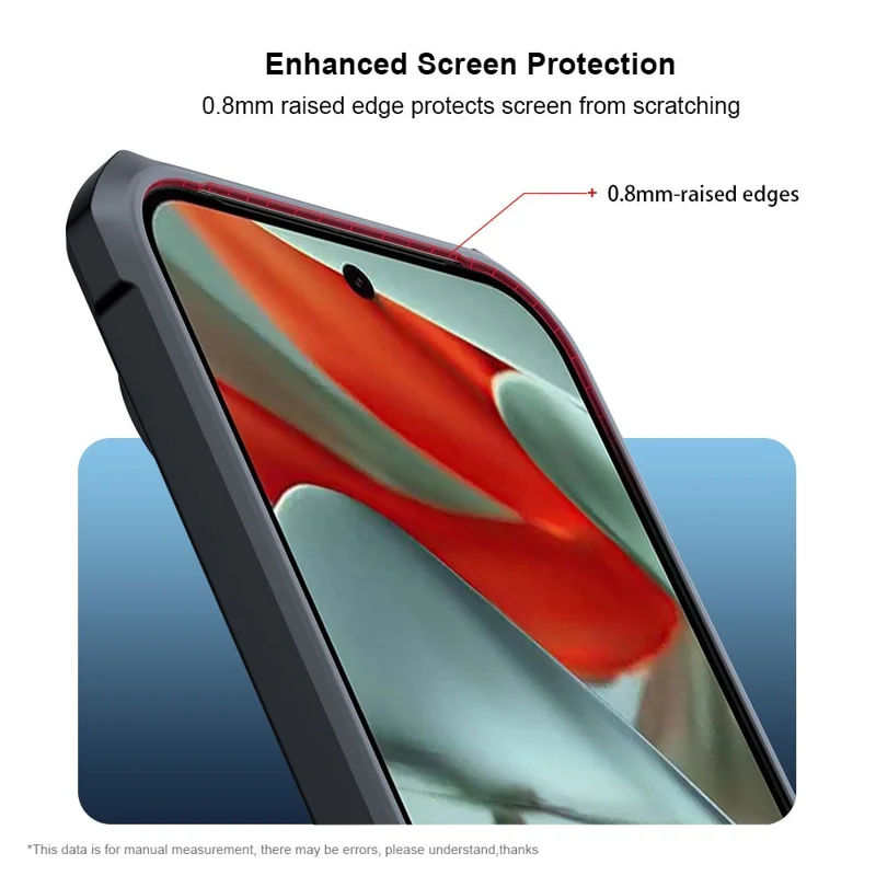 XUNDD Für Google Pixel 9 / Pixel 9 Pro Hülle Stoßfest TPU + Acryl-Klare Rückseite Handyhülle