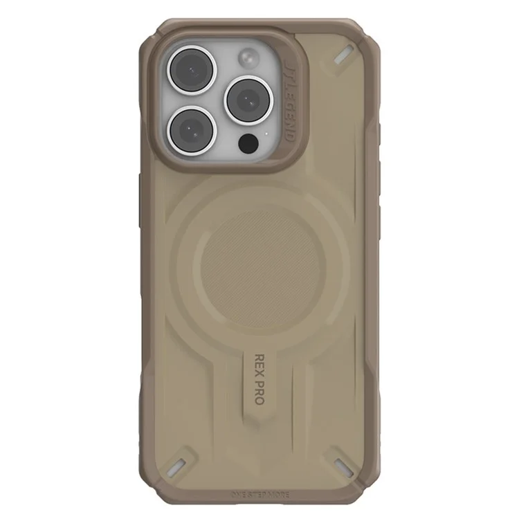 Jtlegend Rex Pro Kooling Mag Series Для Iphone 16 Pro Magnetic Case PC+TPU Shockper Phone Cope - Хаки