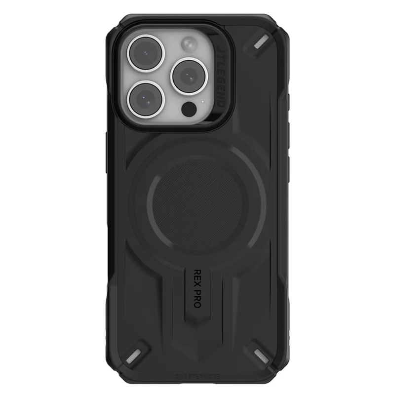 JTLEGEND REX Pro Kooling Mag Series Per iPhone 16 Pro Custodia Magnetica in PC+TPU a Prova di Urto - Nera