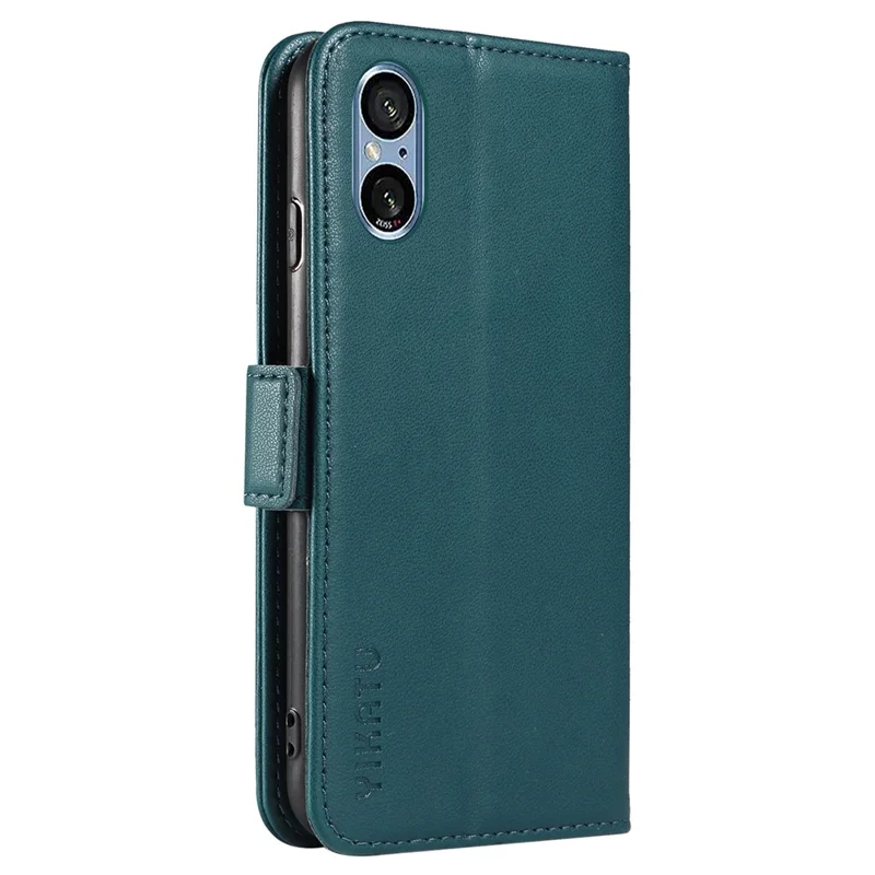 Yikatu YK-003 Для Sony Xperia 10 vi Case Swellet Stand Leather Phone Cover Buckle Buckle - Зеленый