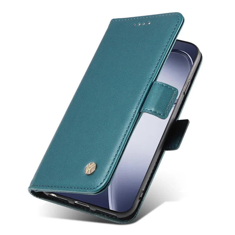 YIKATU YK-003 For Xiaomi Redmi K70 Ultra Case Wallet Stand Leather Phone Cover Side Buckle - Green