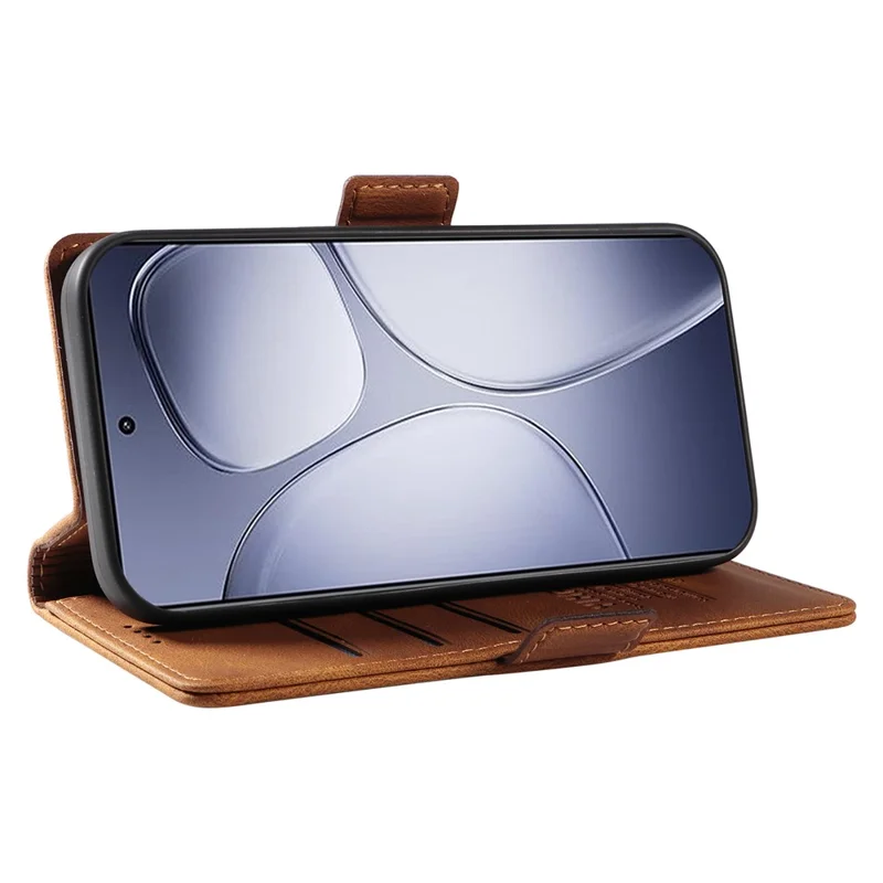 YIKATU YK-005 Für Xiaomi Redmi K70 Ultra Hülle PU-Leder Geldbörse Telefonhülle Berührungsgefühl - Braun