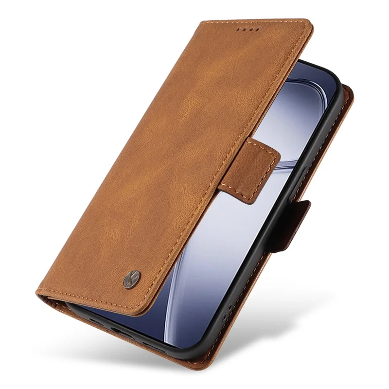 YIKATU YK-005 Für Xiaomi Redmi K70 Ultra Hülle PU-Leder Geldbörse Telefonhülle Berührungsgefühl - Braun
