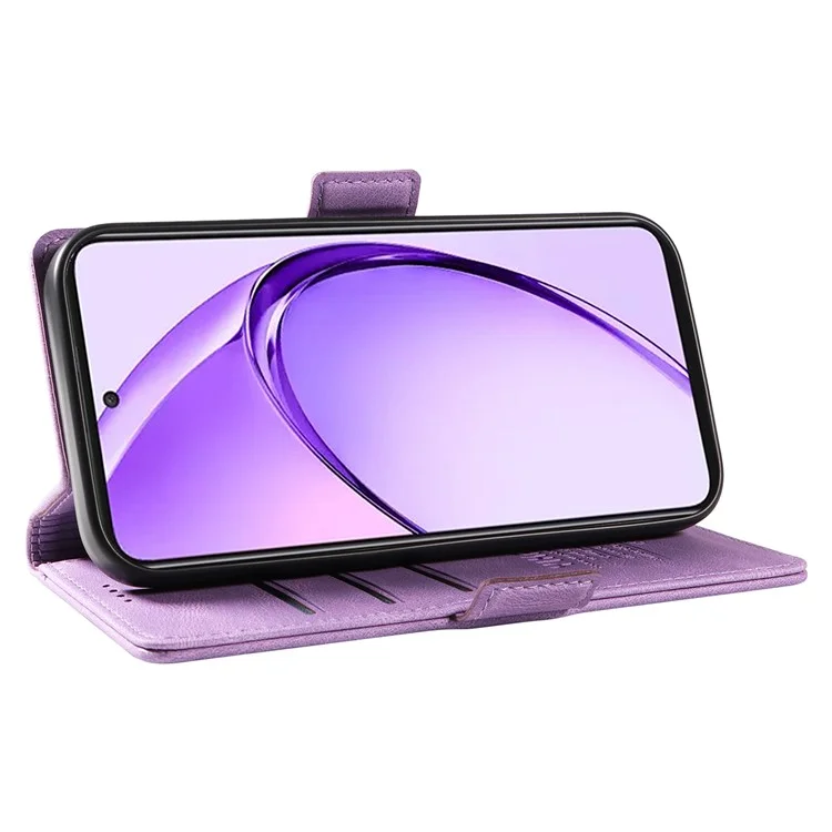YIKATU YK-005 für Oppo A3 Pro (Global) 5G Hülle Leder Geldbörse Handyhülle Touchfühlendes - Lila