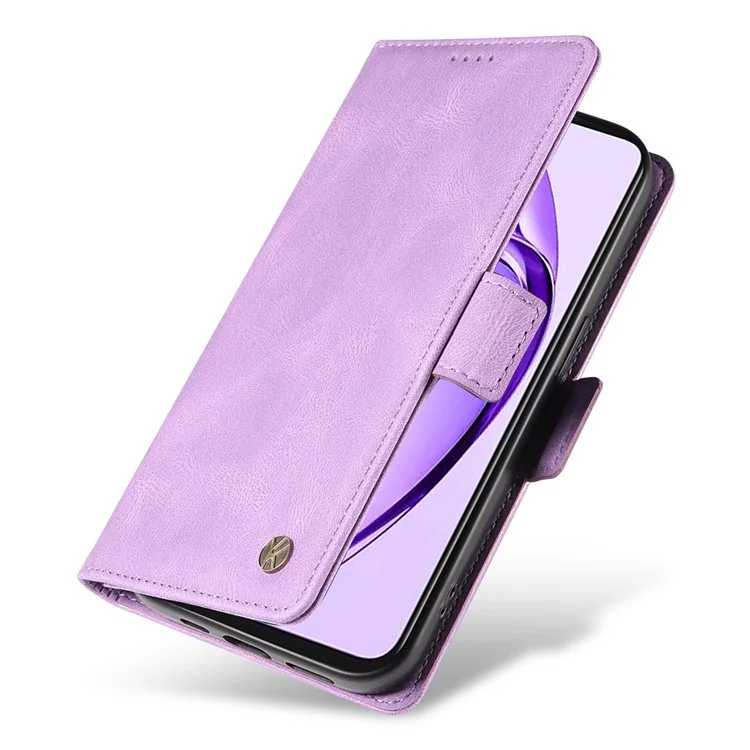 YIKATU YK-005 für Oppo A3 Pro (Global) 5G Hülle Leder Geldbörse Handyhülle Touchfühlendes - Lila