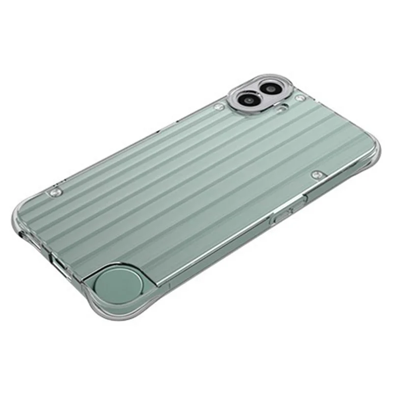 Bulk Buy 10Pcs / Pack For Nothing CMF Phone 1 Case Corrugated Texture TPU Protective Phone Cover - Transparent