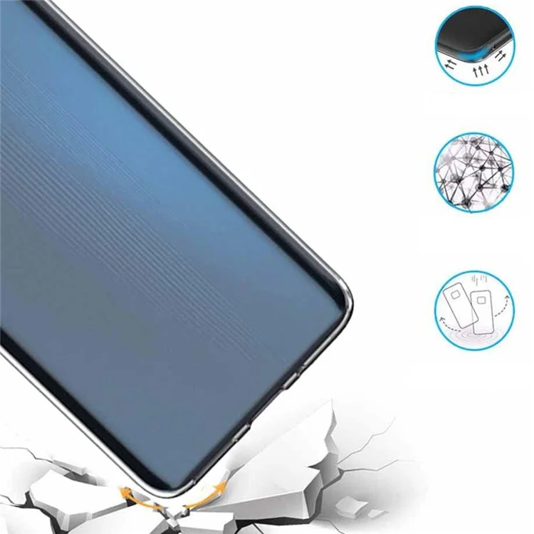 For Google Pixel 9 Pro XL Case Anti-Fingerprint Crystal Clear TPU Phone Cover