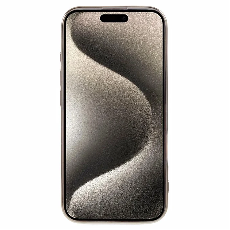 Für iPhone 16 Case Quicksand Butterfly TPU Handyhülle mit Glaslinsenfilm - Gold