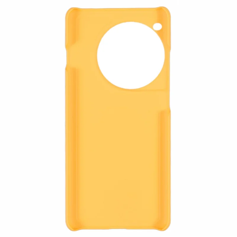 For OnePlus Ace 3 Pro 5G Case Hard PC Frosted Minimalist Phone Cover - Yellow