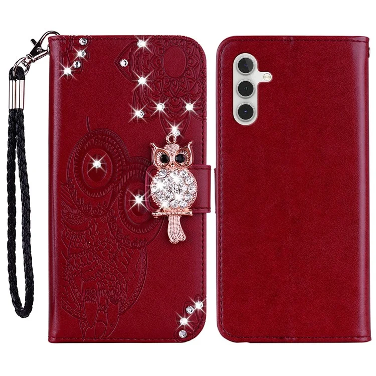 Для Samsung Galaxy S24 FE Кошелек Caillet Case Sowl Flow - Красный
