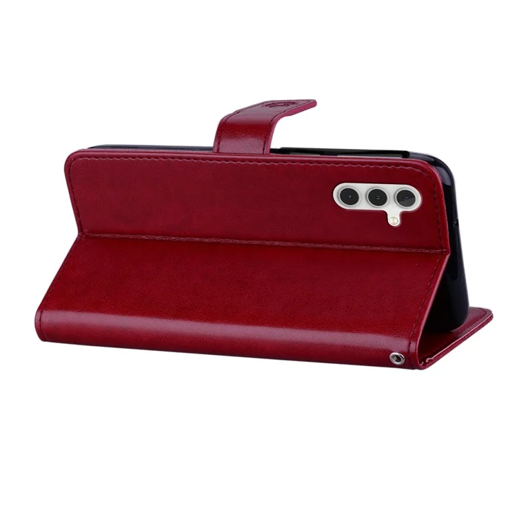 Для Samsung Galaxy S24 FE Кошелек Caillet Case Sowl Flow - Красный