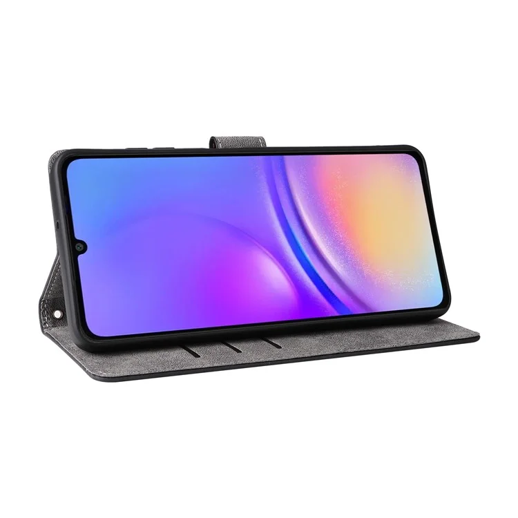 Für Samsung Galaxy A06 Wallet Case RFID-blockierende PU-Leder-Cover Stand View - Schwarz