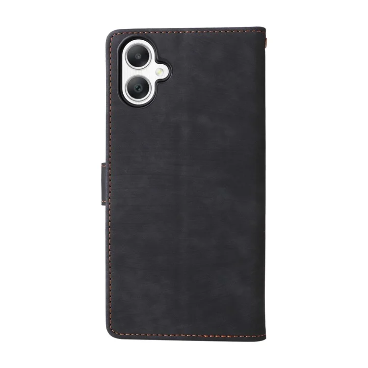 Für Samsung Galaxy A06 Wallet Case RFID-blockierende PU-Leder-Cover Stand View - Schwarz