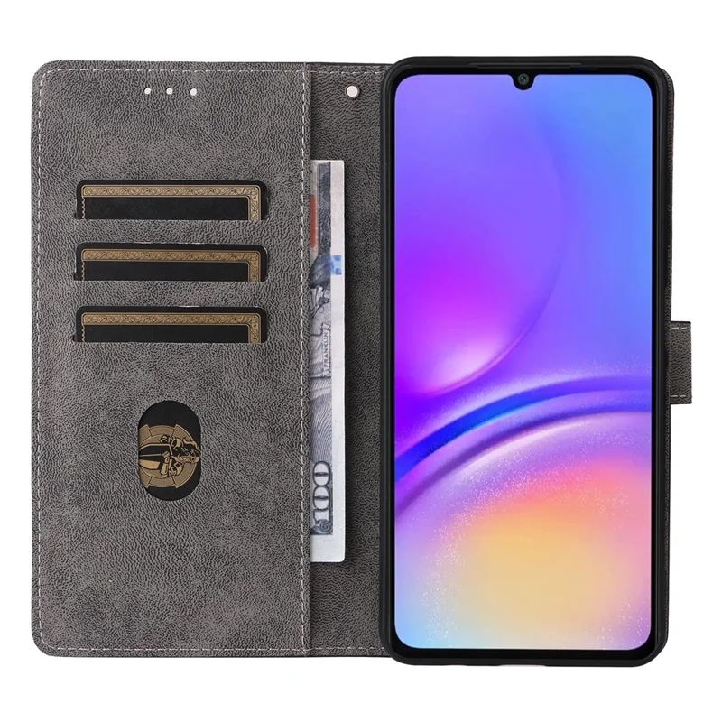 For Samsung Galaxy A06 4G / A06 5G Wallet Case RFID Blocking PU Leather Cover Stand View - Blue