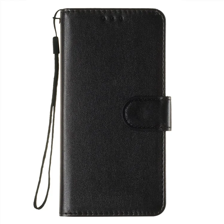 Für Samsung Galaxy A06 Hülle PU-Leder Flip-Telefon-Cover Geldbörse Kartenfach Halter - Schwarz