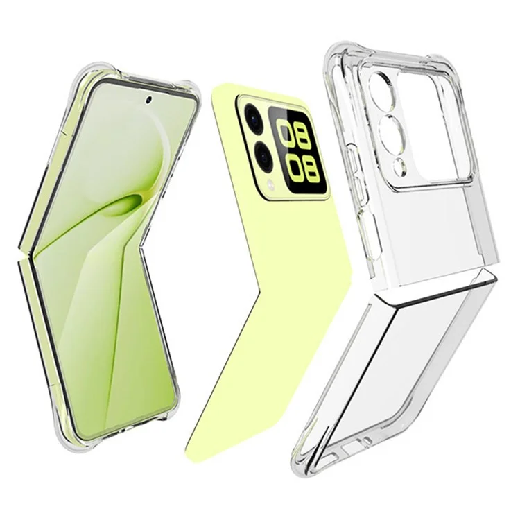 For Huawei nova Flip 5G Case Transparent Flexible 2.0mm TPU Phone Cover