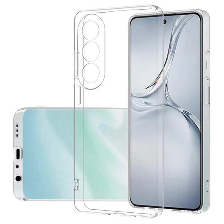 Für Oppo K12x 5G (Indien) Hülle Ultra-Dünn Flexibles TPU Transparentes Handyhülle