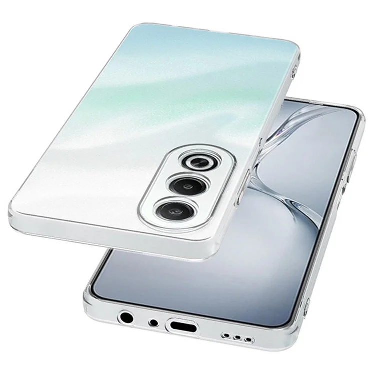 Für Oppo K12x 5G (Indien) Hülle Ultra-Dünn Flexibles TPU Transparentes Handyhülle
