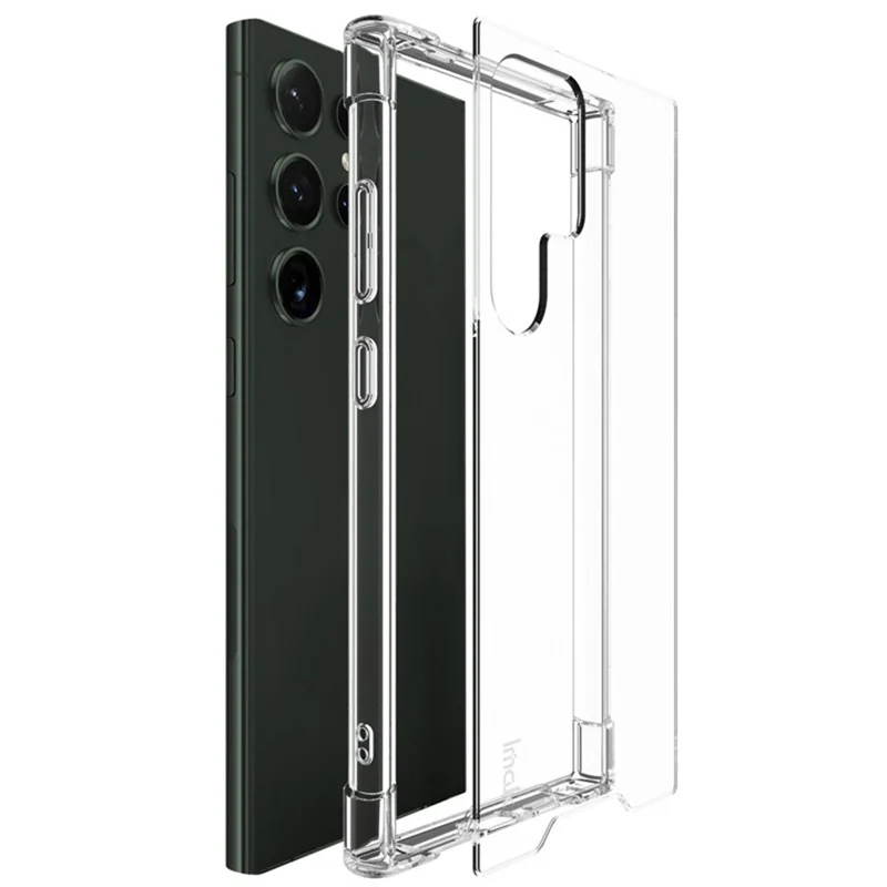 IMAK For Samsung Galaxy S24 Ultra Case PC+TPU Shockproof Clear Phone Cover