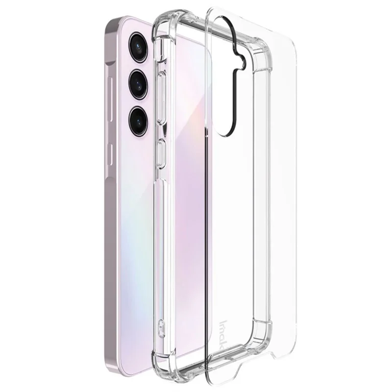 IMAK til Samsung Galaxy A55 5G Case PC+TPU stødfast klart telefonhylster