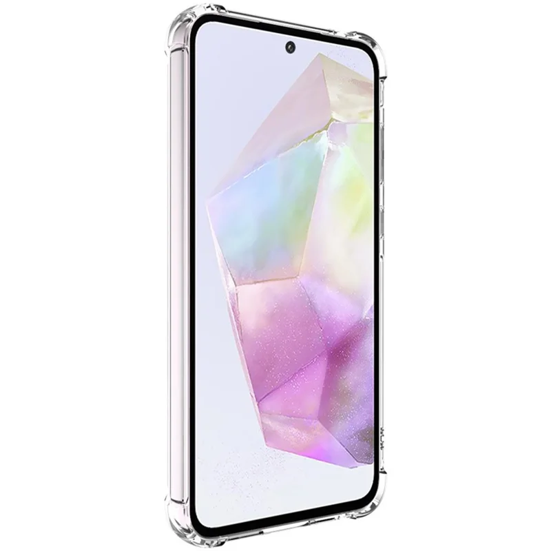 IMAK til Samsung Galaxy A55 5G Case PC+TPU stødfast klart telefonhylster