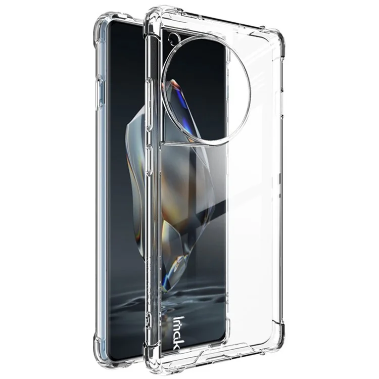 Imak Pour Oneplus Ace 3 5g / 12r 5G Boîtier pc + Tpu Couverture de Téléphone Transparent à L'amortisseur Tpu