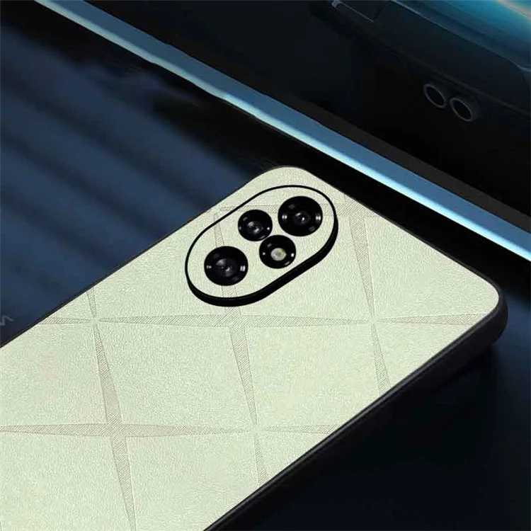 For Honor 200 Pro 5G Case Precise Lens Protection Leather Back Phone Cover - Green