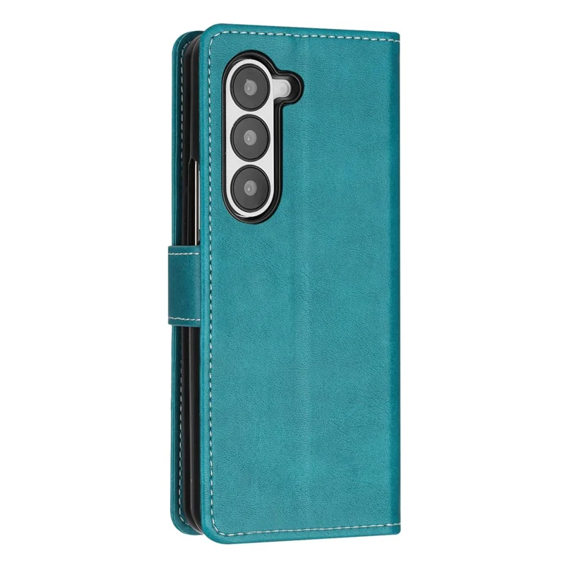 For Samsung Galaxy Z Fold6 5G Case Stand Wallet Folio PU Leather Phone Cover - Green