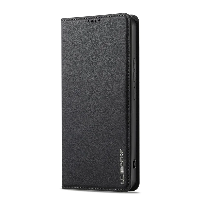 LC.IMEEKE L1 Series for Xiaomi Poco X5 Pro 5G / Redmi Note 12 Pro 5G Case PU Leather Wallet Stand Phone Cover - Black
