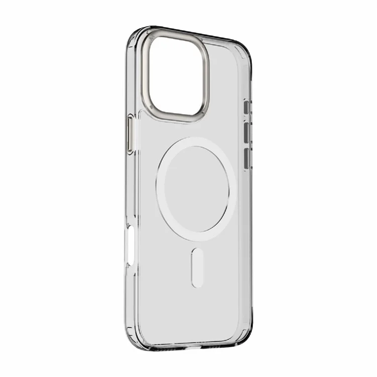 MOMAX MXAP24 For iPhone 16 Pro Magnetic Case Compatible with MagSafe TPU+PC Clear Phone Cover