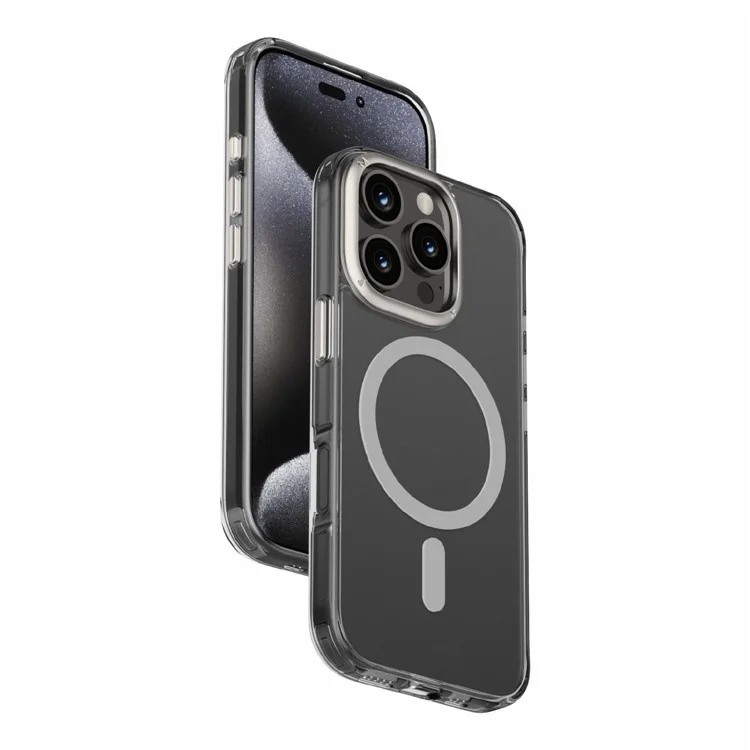 MOMAX MXAP24 For iPhone 16 Pro Magnetic Case Compatible with MagSafe TPU+PC Clear Phone Cover