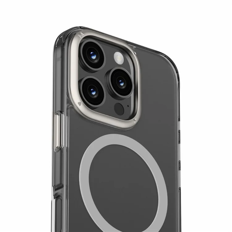 MOMAX MXAP24 For iPhone 16 Pro Magnetic Case Compatible with MagSafe TPU+PC Clear Phone Cover