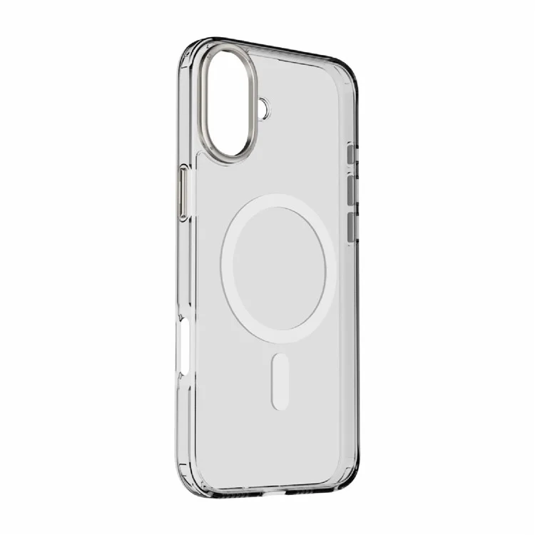 MOMAX MXAP24 For iPhone 16 Plus Magnetic Case Compatible with MagSafe TPU+PC Clear Phone Cover