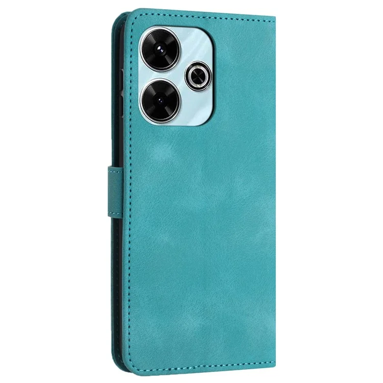 Para Xiaomi Redmi 13 5G / 13 4 g Case de Cuero Solid Color Willet Protective Telephone - Verde