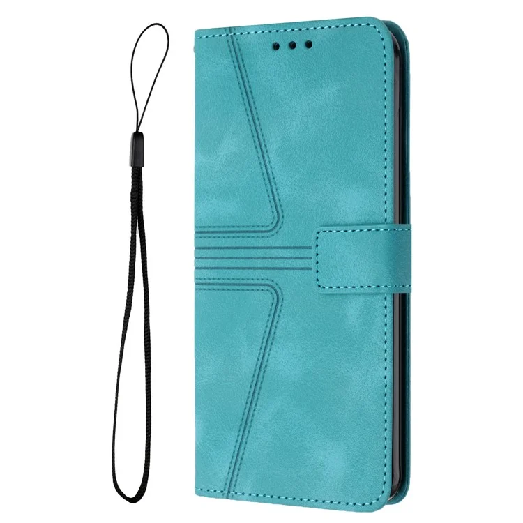 Для Iphone 16 Pro Case Triangle Imprindted Anti-scarch Phone Cover Covere - Зеленый
