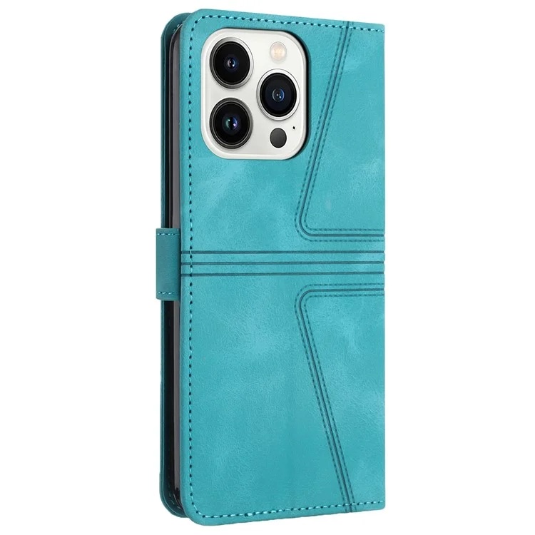 Для Iphone 16 Pro Case Triangle Imprindted Anti-scarch Phone Cover Covere - Зеленый