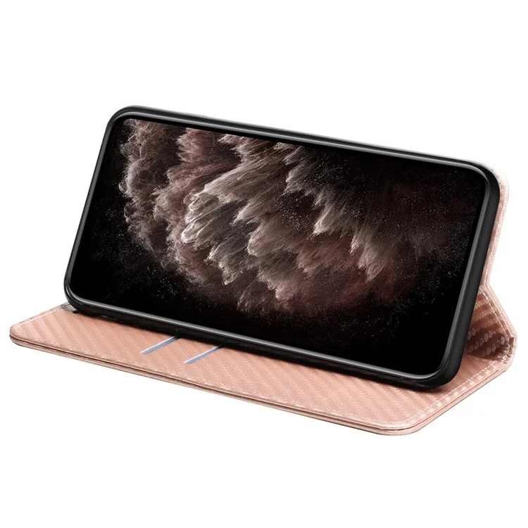 Para Iphone 16 Pro Max Case Flip Telep Cover Stand Fuerte Magnetic Cierre Magnetic - Oro Rosa