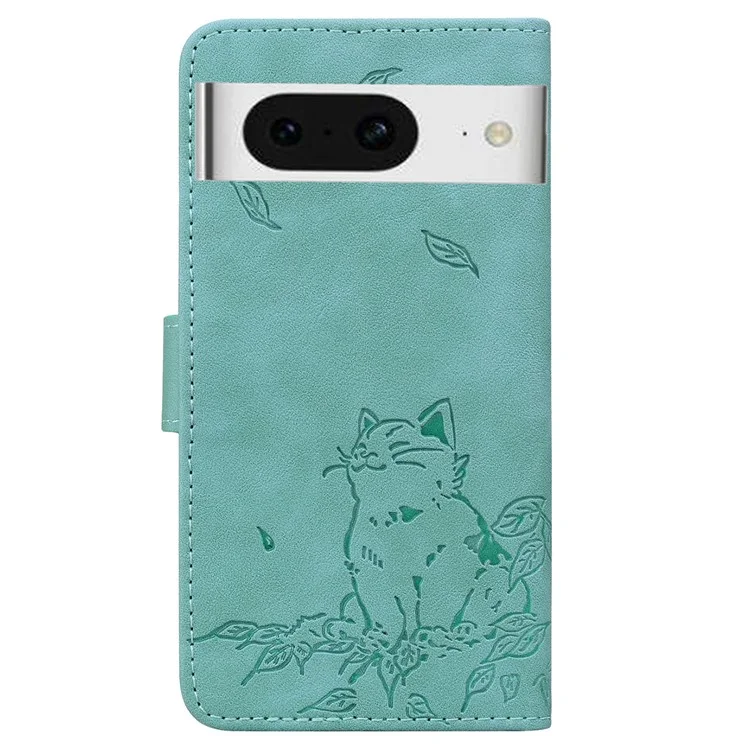 Для Google Pixel 8 Case Wallet Patter - Зеленый