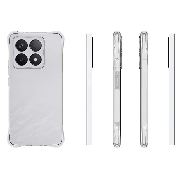 For Xiaomi 14T TPU Phone Case Non-Slip Transparent Mobile Phone Cover