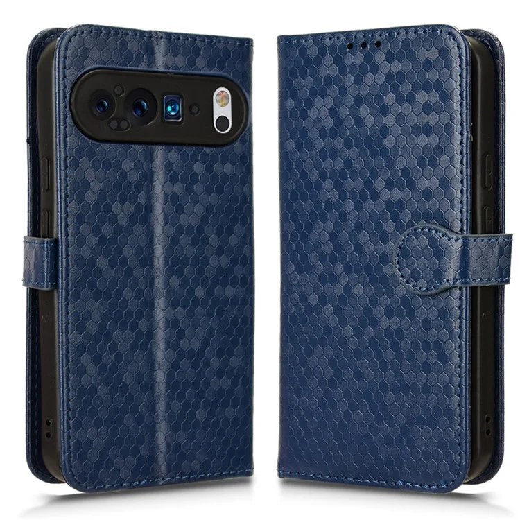 Для Google Pixel 9 / 9 Pro Wallet Case Dot Patter - Темно -синий