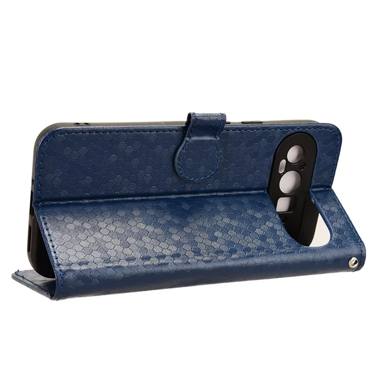 Для Google Pixel 9 / 9 Pro Wallet Case Dot Patter - Темно -синий